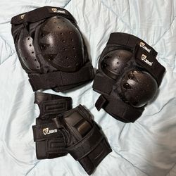 Skateboard Pad Set (elbow, Knee, and Wrist) 