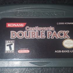 Castlevania Double Pack GBA Gameboy Advance Video Game Cartridge 