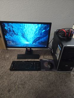 HP Pavillion a6547c / Benq XL2420TE LCD monitor / Logitech K360 keyboard / Vankyo headphones