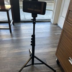 New Phone Tripod, 72" Camera Stand Tripod with Remote and Phone Holder, Stable & Adjustable Tall, Suit for iPhone/Digital Camera