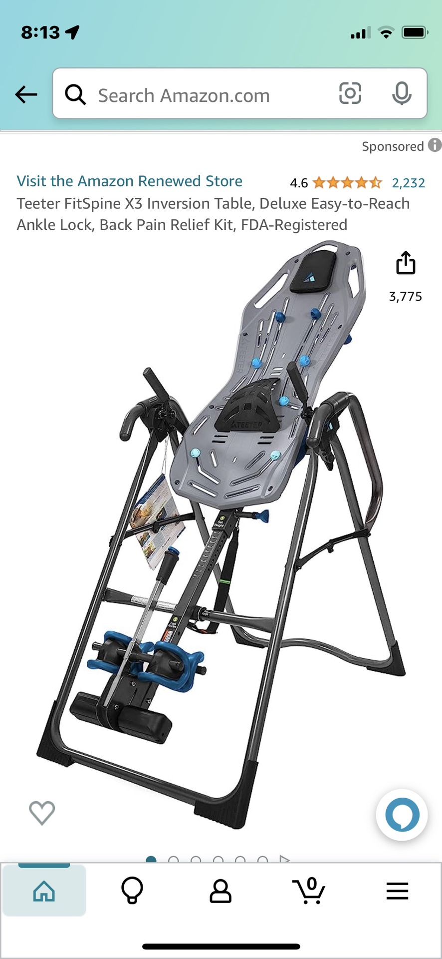 Teeter Fitspine X3 Like New!