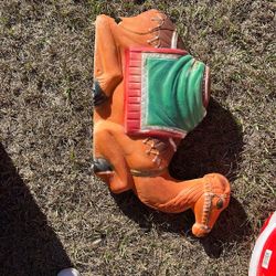 Damaged Nativity Camel Blow Mold