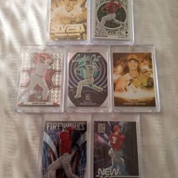 7 Card Shohei Ohtani Lot.