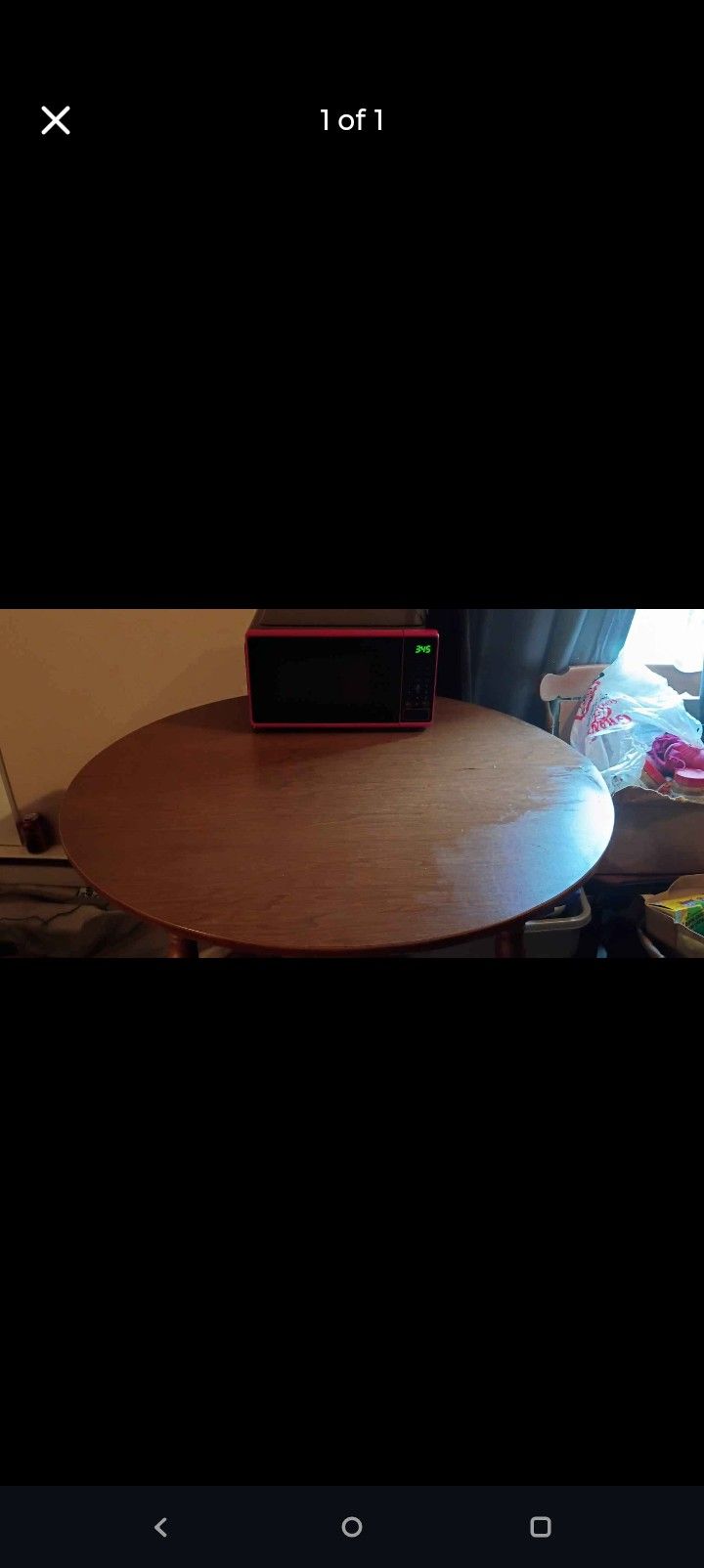 Table With Four Chairs Bring Pliers To Take Off The Legs CASH ONLY