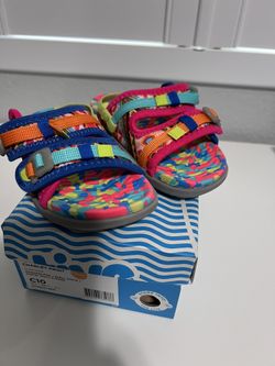 Charley Print Native Slippers 10C “NEW” 