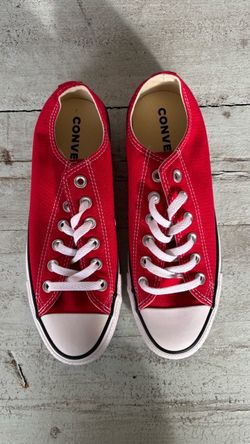 Red Converse All Star shoes
