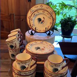 Farmhouse Rooster Dishes