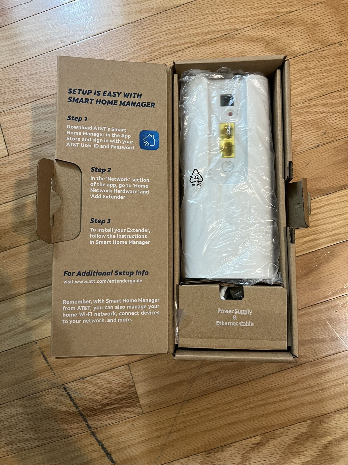 Airties AT&T Air 4971 Tri-Band 802.11ax Wi-Fi 6 Smart Wi-Fi Extender Wireless Access Point, White