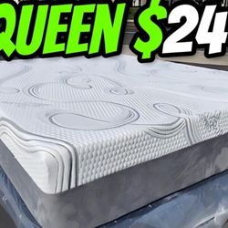 Queen Organic Hybrid Cool Gel Memory Foamm Matres!