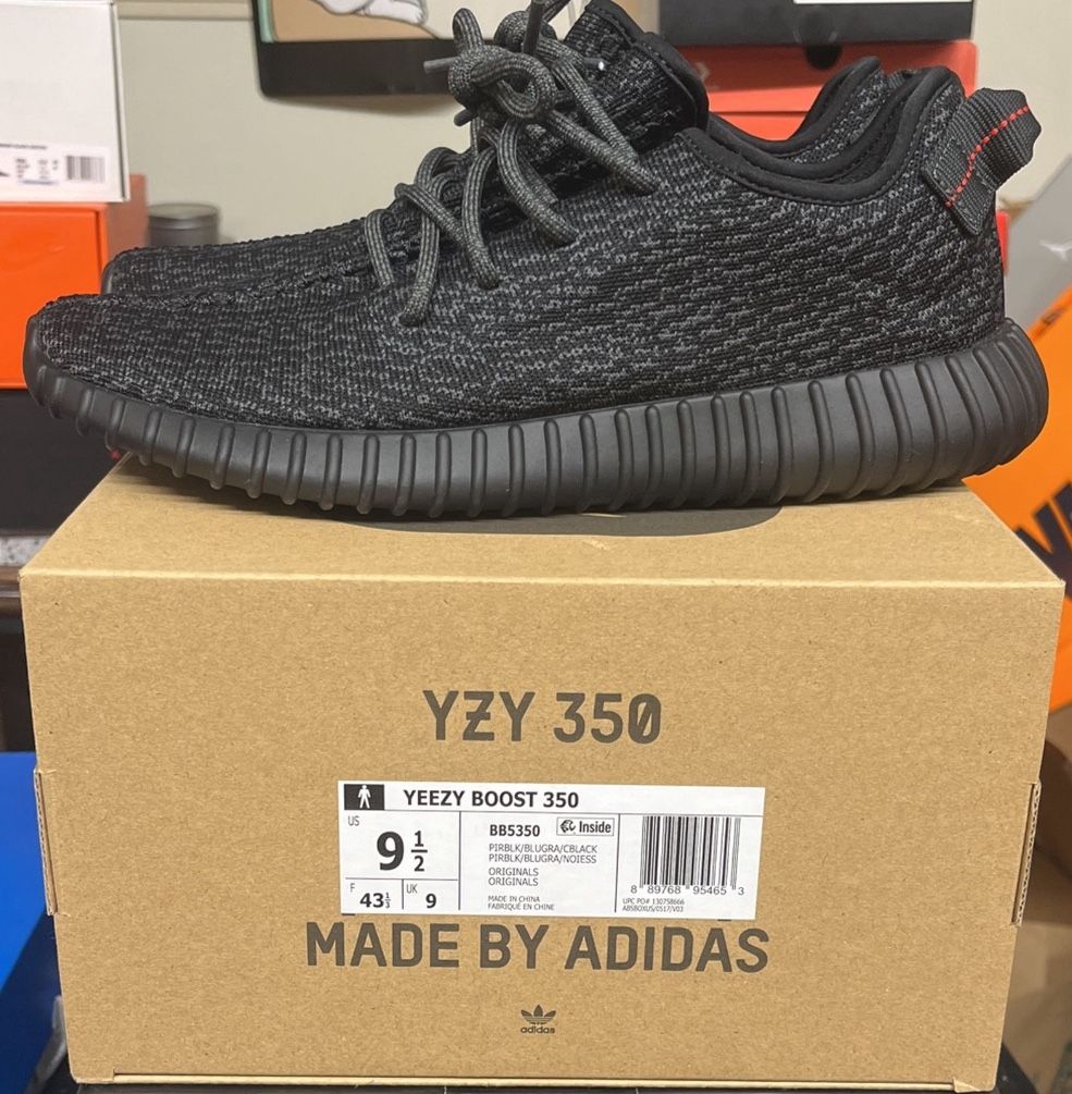 Size 9.5 - Yeezy Boost 350 - Pirate Black