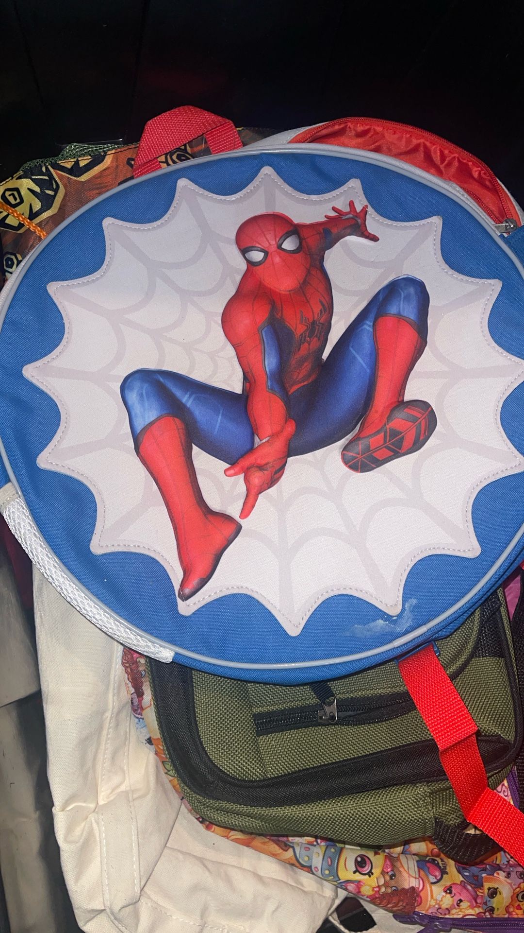DISNEY MARVEL 3D SPIDER-MAN ROUND BACKPACK 15"