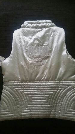 Women Juniors Echo white vest size XL