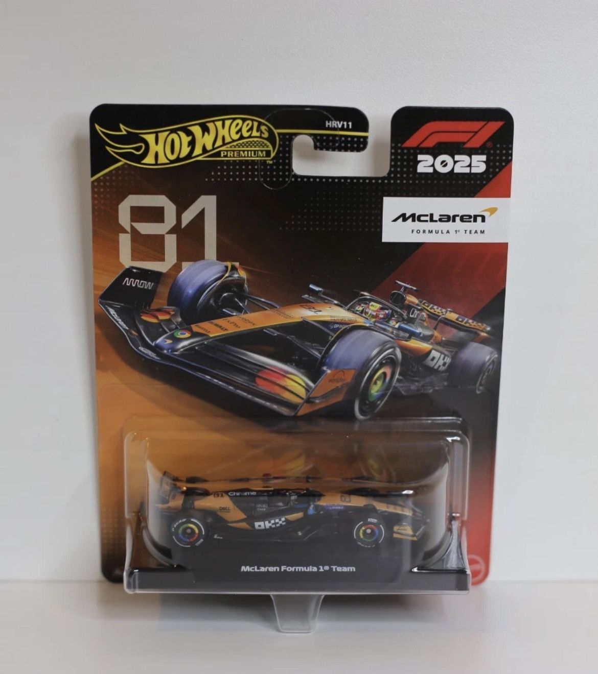 Hot Wheels F1 2025 Complete Set of 5;McLaren,Racing Bull,Merc,MoneyGram NEW Seal