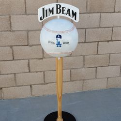 Los Angeles Dodgers Jim Beam Baseball Bat and Ball ⚾️ display