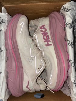 Hoka Running Sneakers Beige Pink