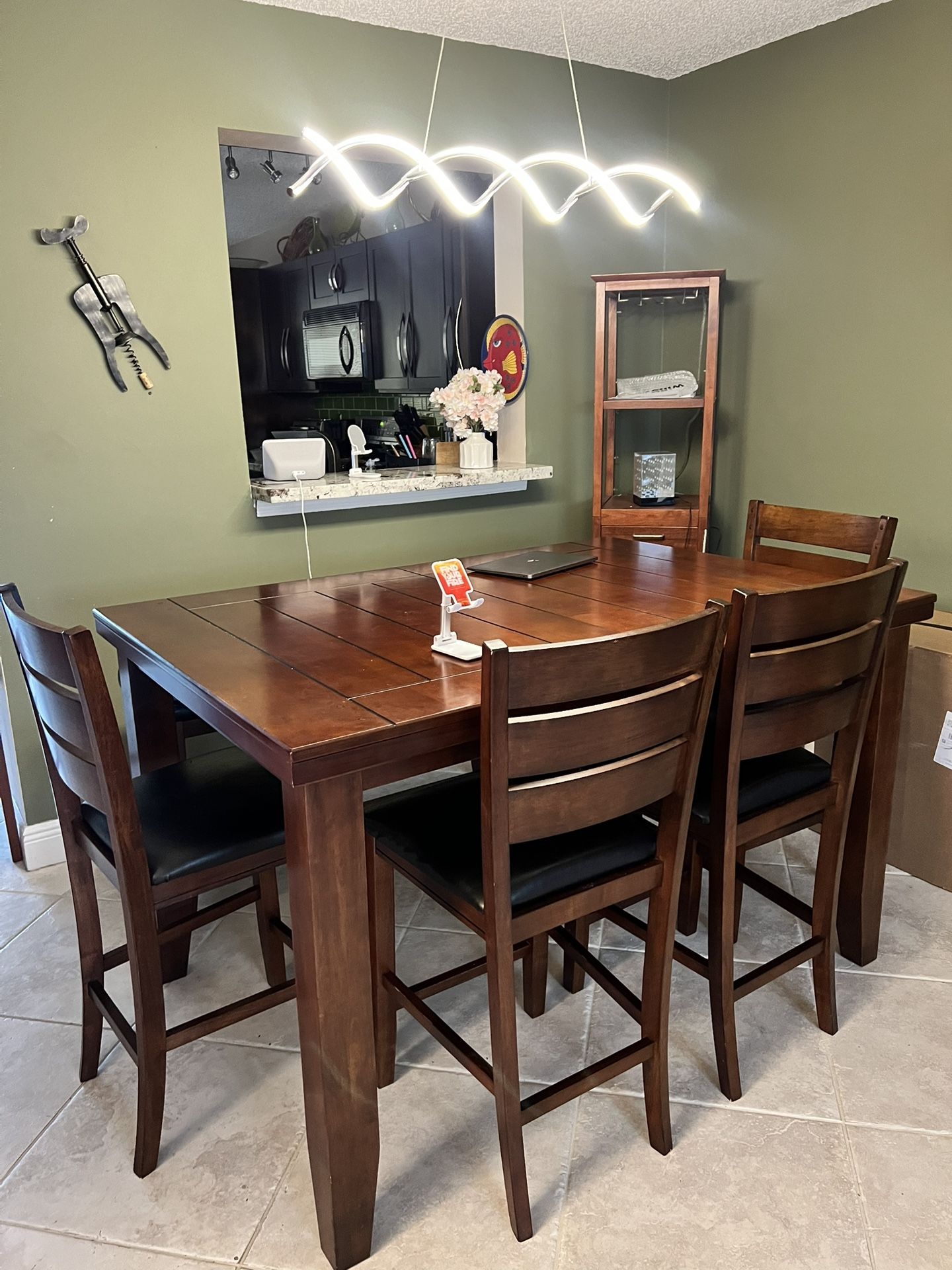 Counter Height Dining Room Table And Chairs