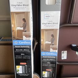 Vinyl mini blinds