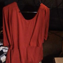 Lane Bryant Red Bow Neck Sleeveless Top NWT 18/20