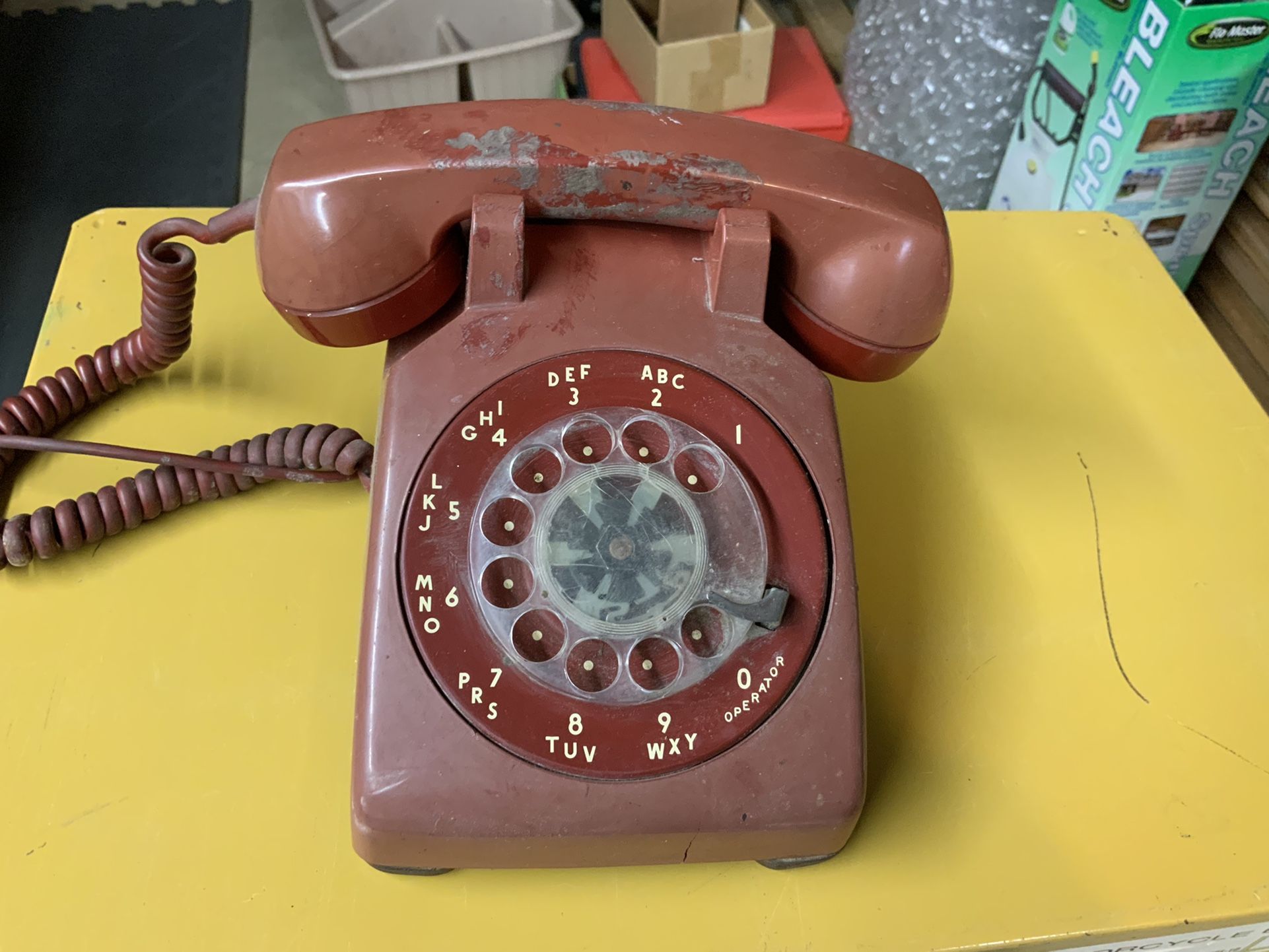 Red Dial Phone