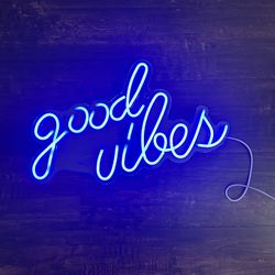Good Vibes LED Sign