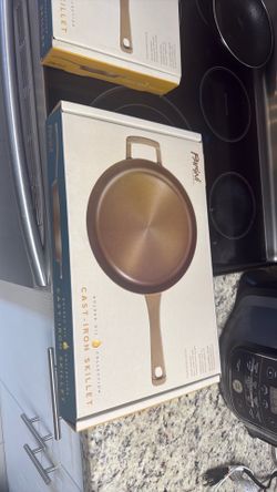 Parini Cast Iron Skillet Golden Oil Collection 10 inch