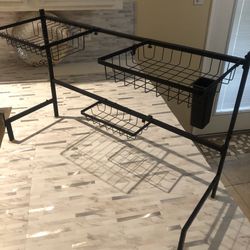 Over The Sink Dish Drying & accessories Rack 2 tier 