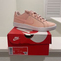 Pink Leather Nikes