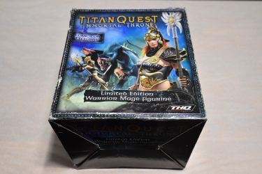 Titan Quest Immortal Throne Limited Edition Warrior Mage Figure Comic Con Exclusive