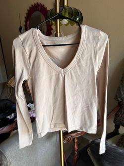 Ribbed, long sleeve shirt