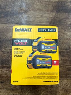 Dewalt Batteries 20V 60V 9AH Flex Volt *6769
