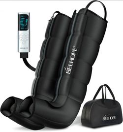 🔥new inbox🔥Full Leg 5-Zone Compression Boots with 10 Air Chambers, 12 Levels, Foot and Leg Massager