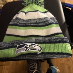 Three Seahawk Beanies