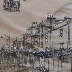 Edgar W. Pitt Etching Of Montpelier Yale Blackheath Province S.e. 3