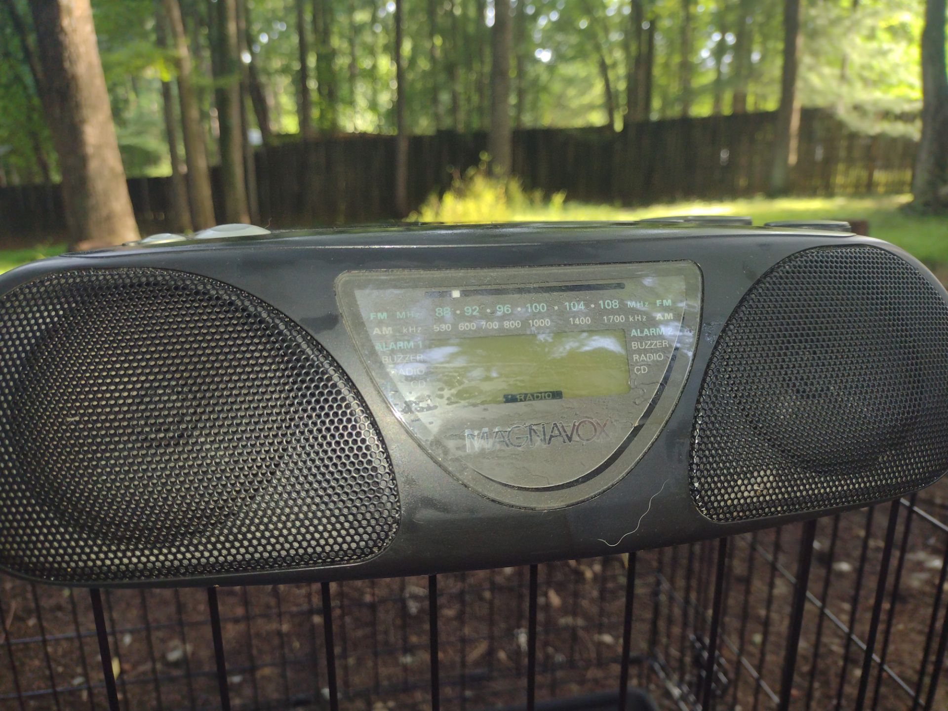 radio am fm clock working good