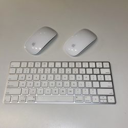 Apple Wireless Keyboard & Mouse (2)