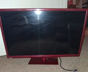 Sceptre 24inch Red Flat Screen TV with Stand