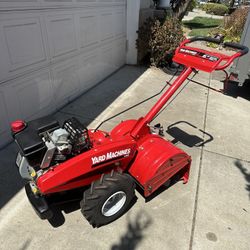 “AS IS” Counter Rotating Tines - 18" TILLING WIDTH / CHAIN DRIVE - Yard Machines by MTD 