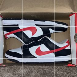 Red Black And White Nike Dunks For Sale 