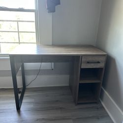 Desk & Filing Cabinet Set
