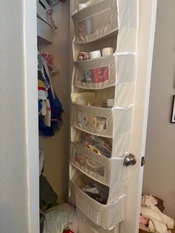 Storage door rack