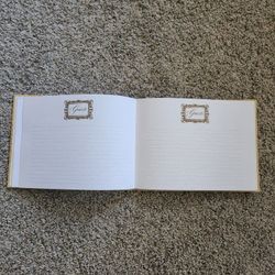 Gold Wedding Guestbook