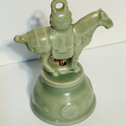 Chinese Celadon Horse Bell