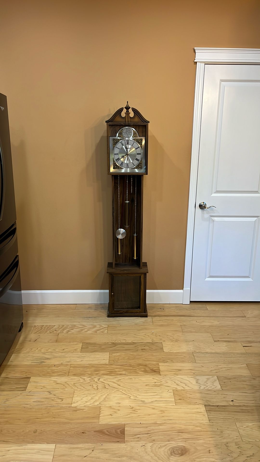 Tempus Fugit 70” Clock Westminster Chime Vintage
