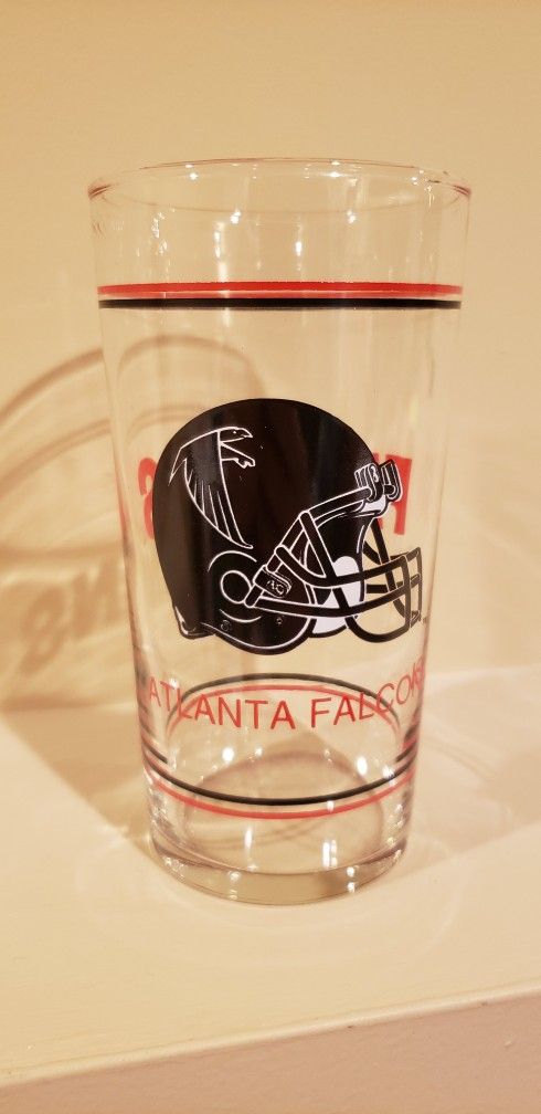 Vintage Atlanta Falcons NFL Glass Barware