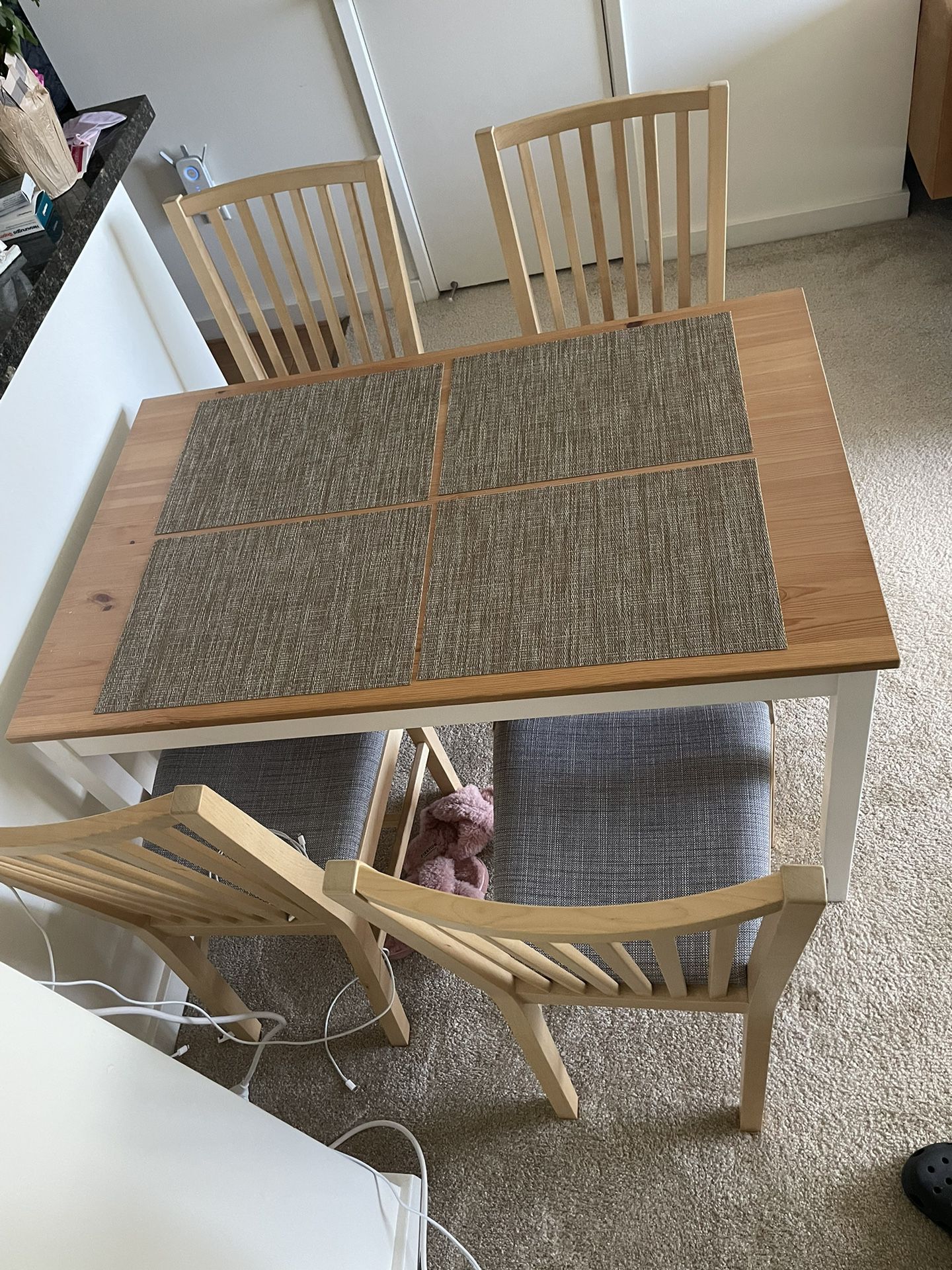 Kitchen Table Set With 4 Chairs