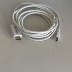 TOPCABIN Mini DisplayPort to HDMI Cable - 10 Ft