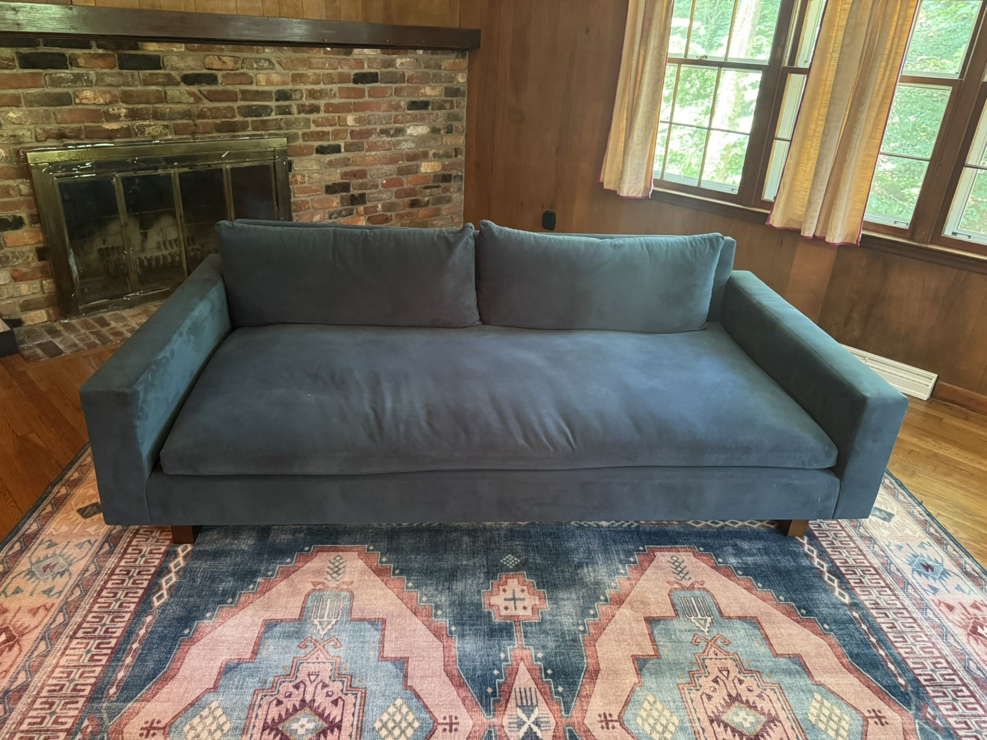 Large Couch and Ottoman