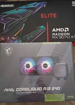 9070 XT elite 16gb and liquid cooler