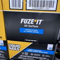 12 Pack Fuse It Liquid nails 
