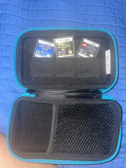 Nintendo 3DS/DS Travel Case + 3 Games